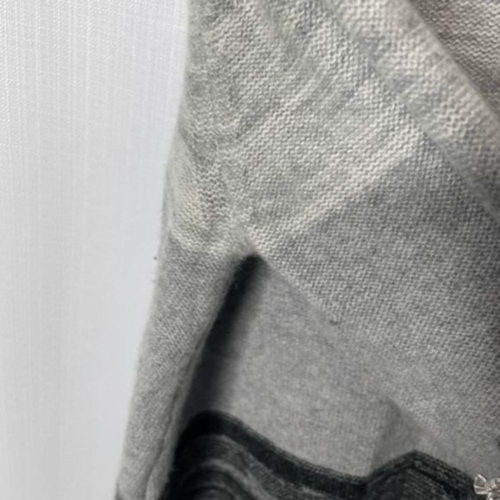 C by Bloomingdales Gray Block Cashmere Turtleneck Sweater - Picture 3 of 5